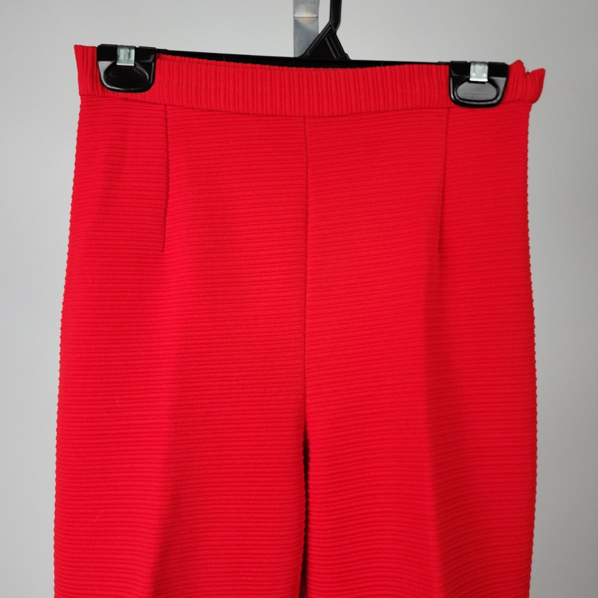 Vintage Red Wide Leg Trouser Pants Size S