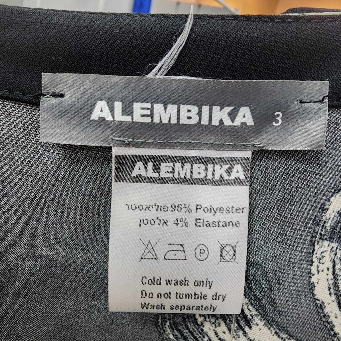 Alembika Black Floral Jumpsuit Size XL