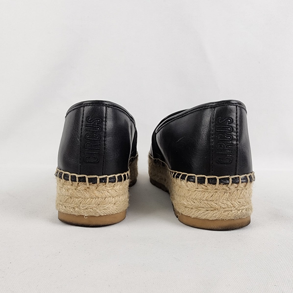 Sam Edelman Black Platform Espadrilles Size 9