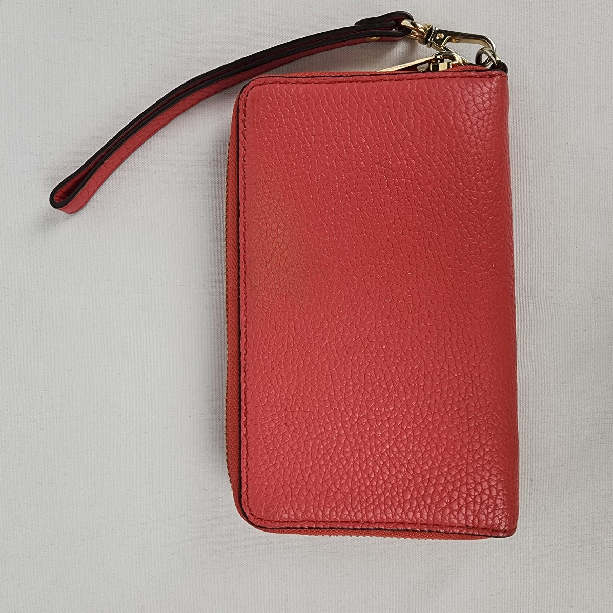 Michael Kors Pink Leather Zip Around Wallet