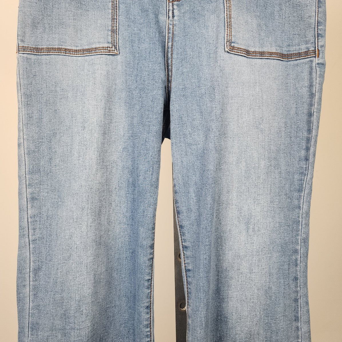 Monkey Ride Jeans Hight Waisted Cropped Belle Bottom Jeans Size 11/30