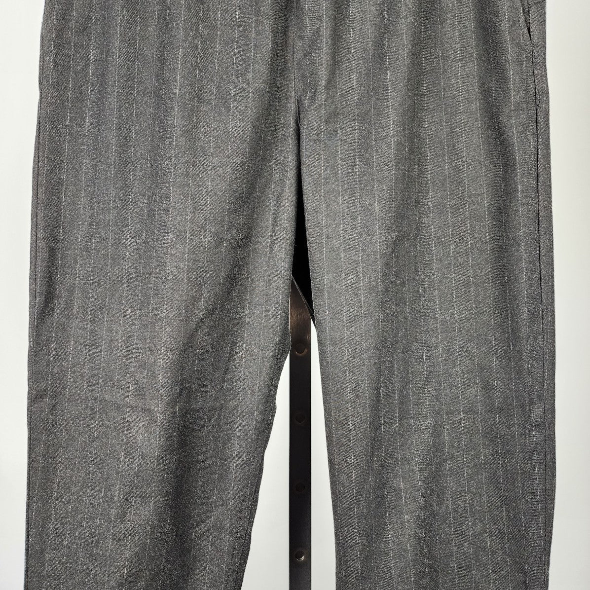 Femme by Design Grey Pin Strip Jogger Pants Size M