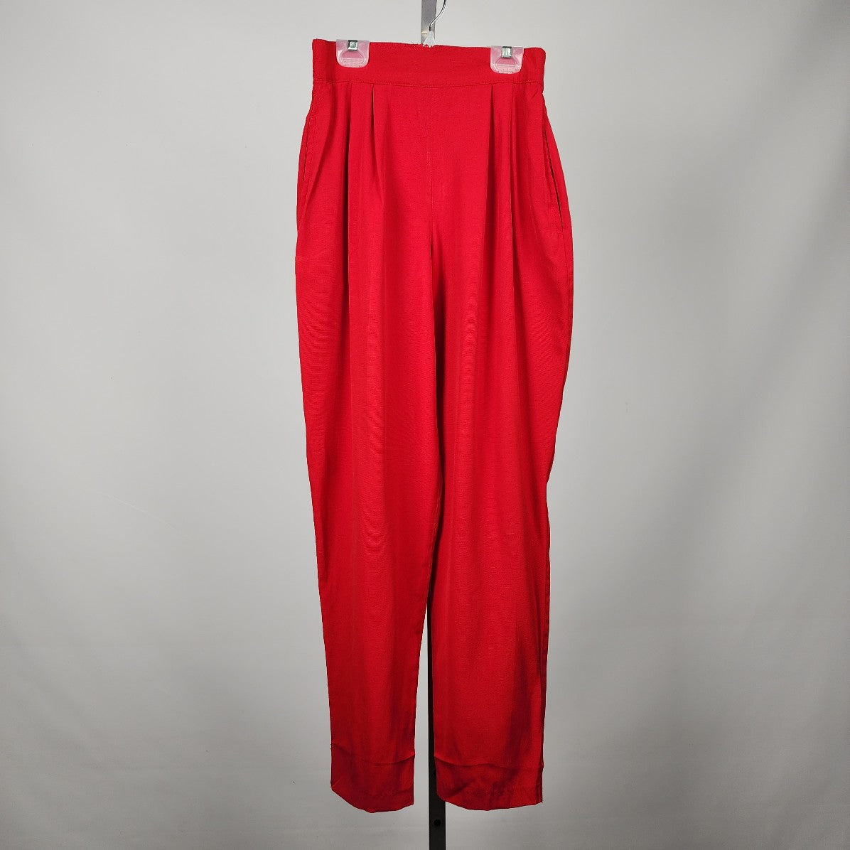 Vintage Editions Lifestyle Red High Waisted Dress Pants Size S