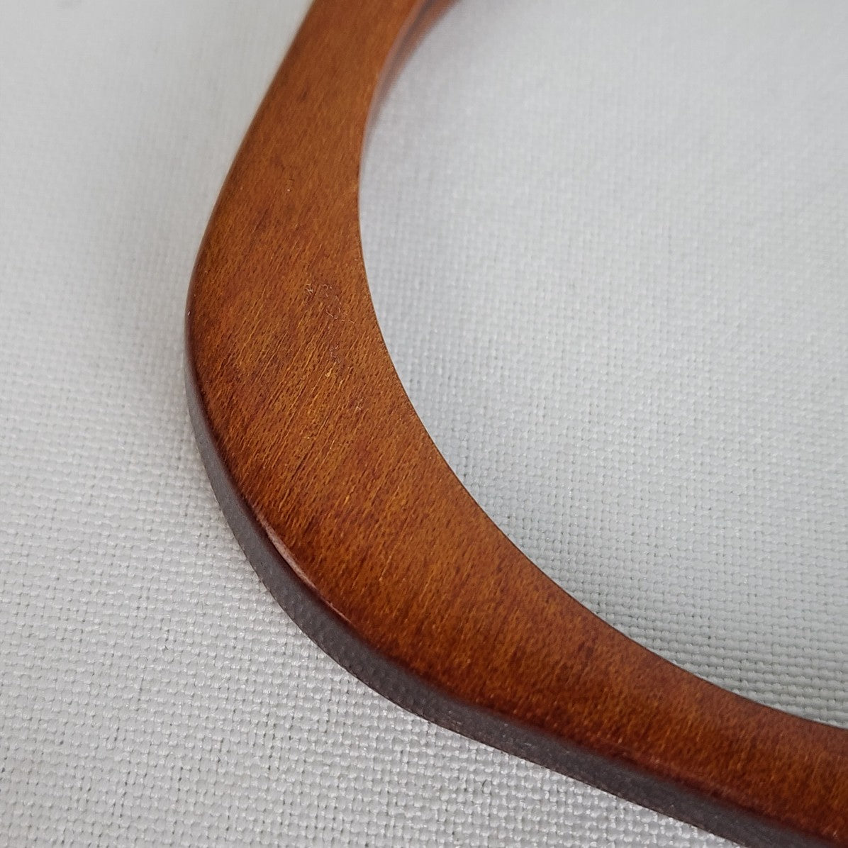 Wood Carved Square Bangle Bracelet