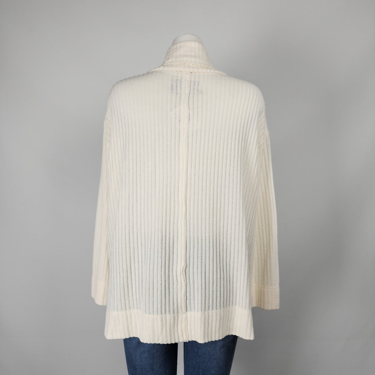 Maeve Cream Knit Cowl Neck Sweater Size M