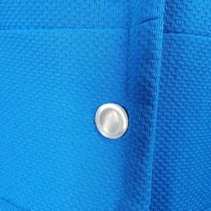 Vintage Blue Button Up A Line Dress Size S/M