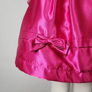 Jessica McClintock for Gunne Sax Pink Tulle Skirt Satin Party Dress Size 9