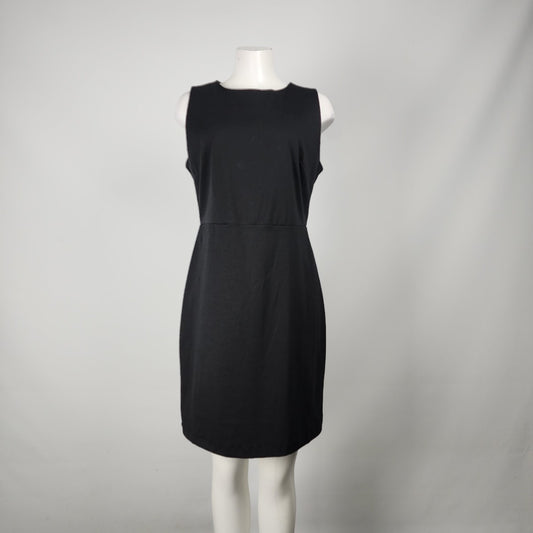 Old Navy Black Cotton Sheath Dress Size L