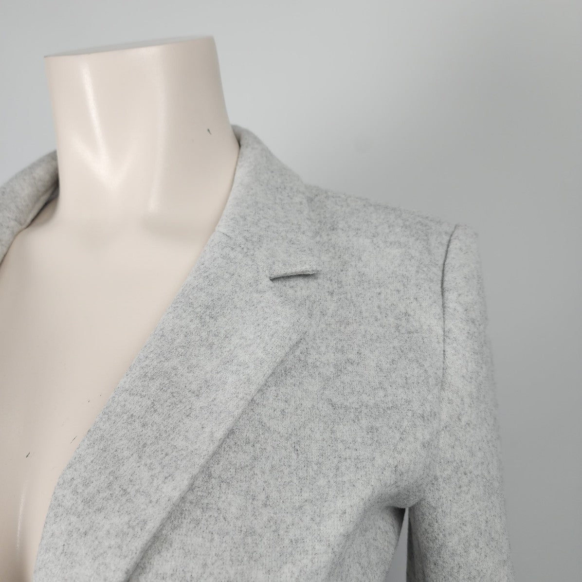 Grey Notched Collared Blazer Size XL