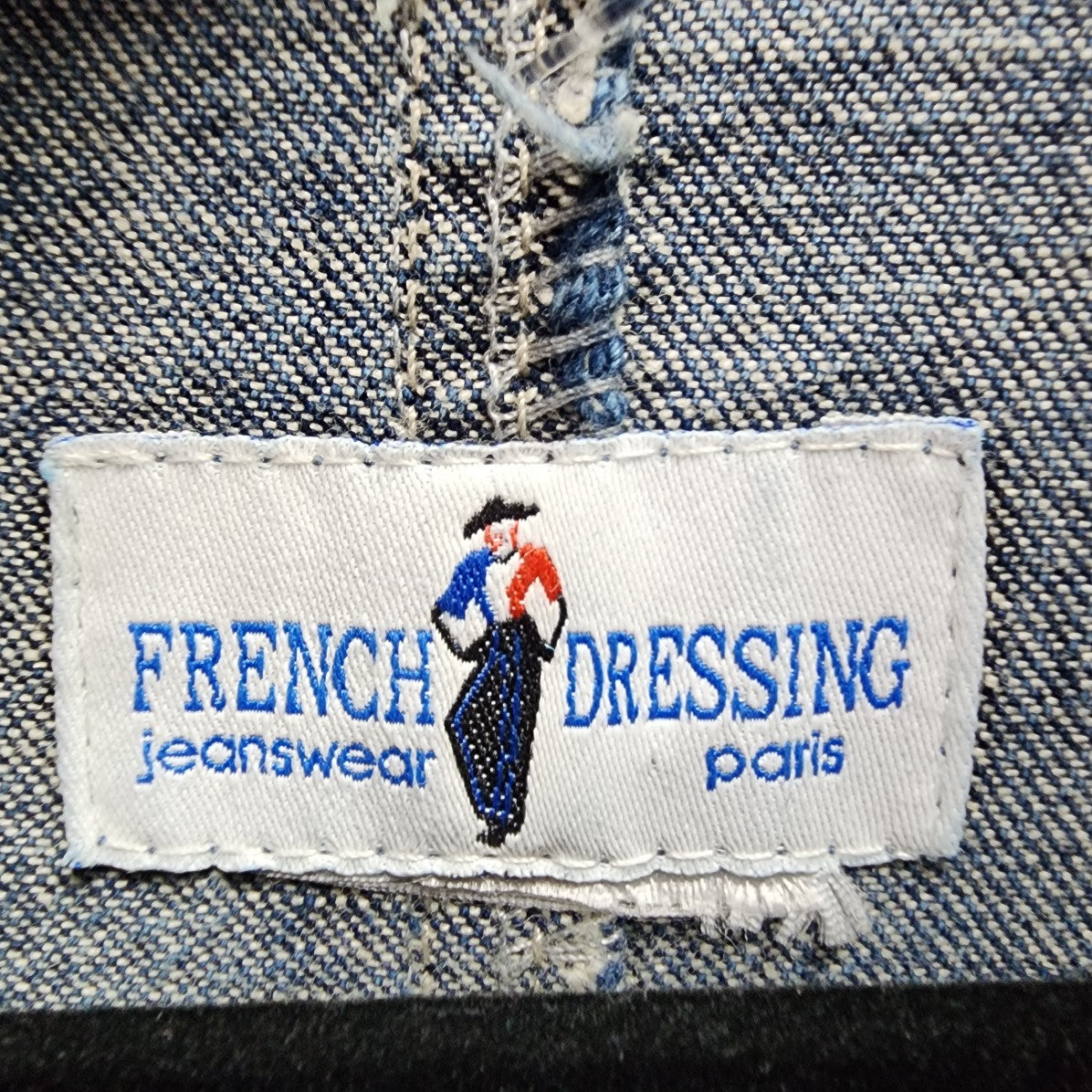 Vintage French Dressing Denim Button Up Duster Jean Jacket Size L/XL