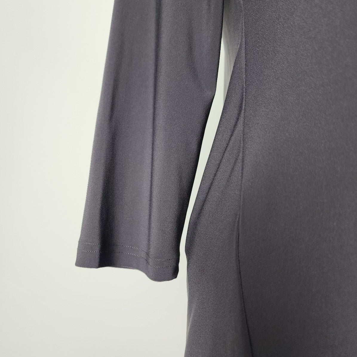 Sympli Grey Cut Out 3/4 Sleeve Top Size 14