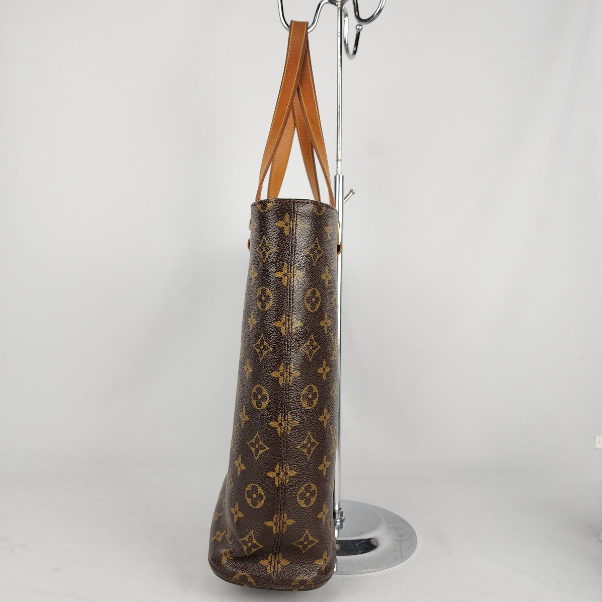 LOUIS VUITTON Monogram Vavin Leather Handle Tote Bag Purse