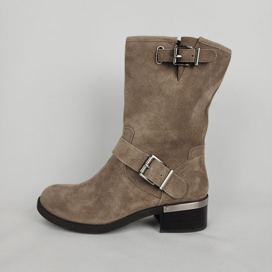 Vince Camuto Grey Suede Ankle Boots Size 6