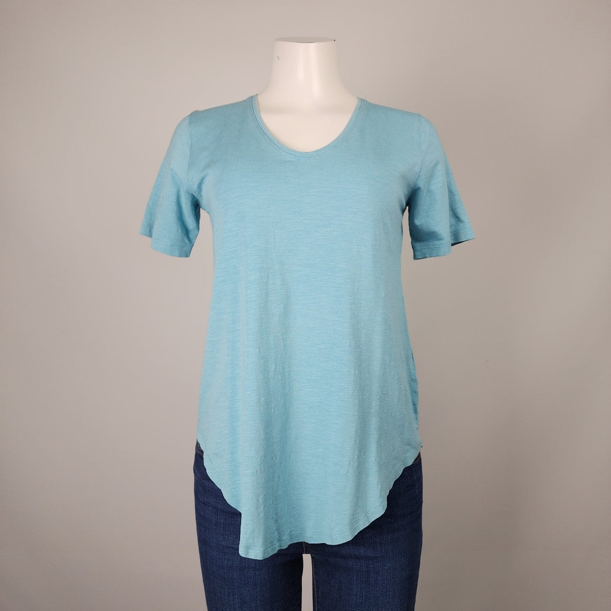 TASC Blue Short Sleeve Active Top Size M