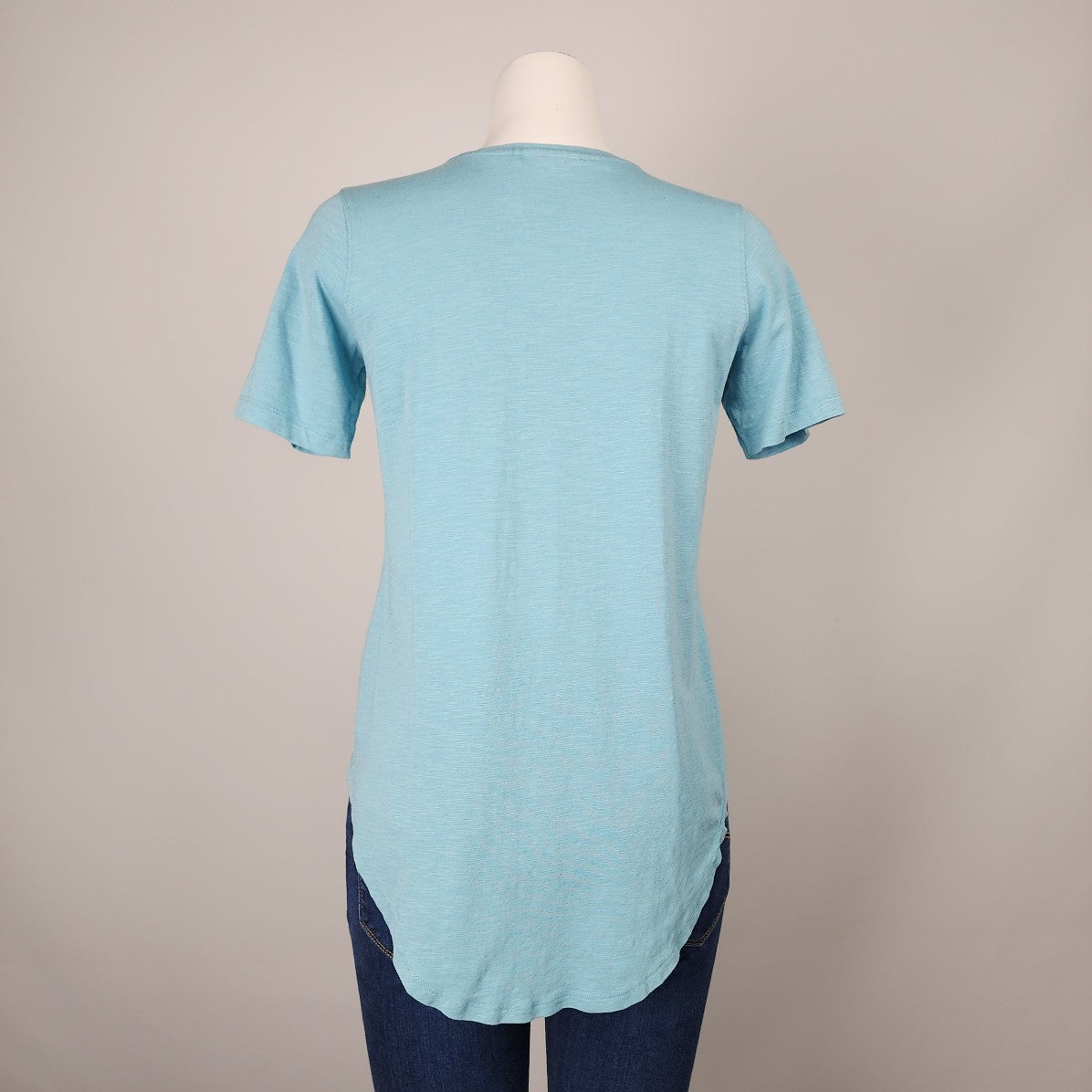 TASC Blue Short Sleeve Active Top Size M