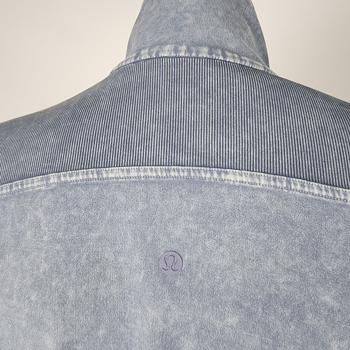 Lululemon Define Grey Acid Wash Zip Up Jacket Size 10