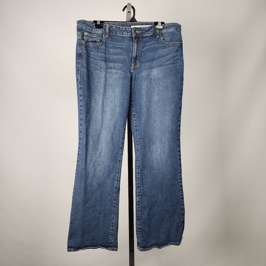 DKNY Jeans Wide Leg Denim Jeans Size 14