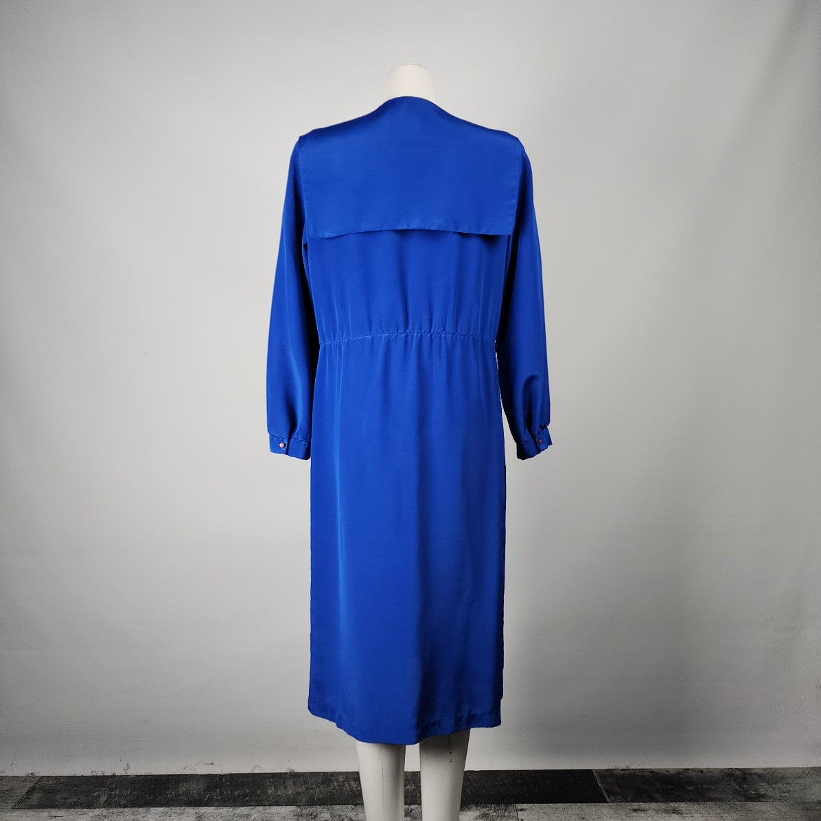 Vintage Topper Royal Bule Midi Dress Size L