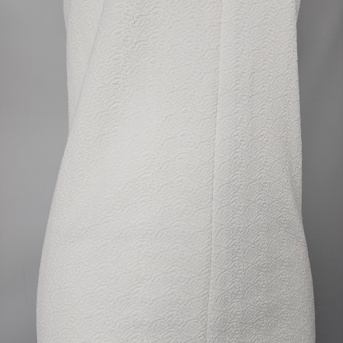 Vintage 60s White Sheath Dress Size S/M