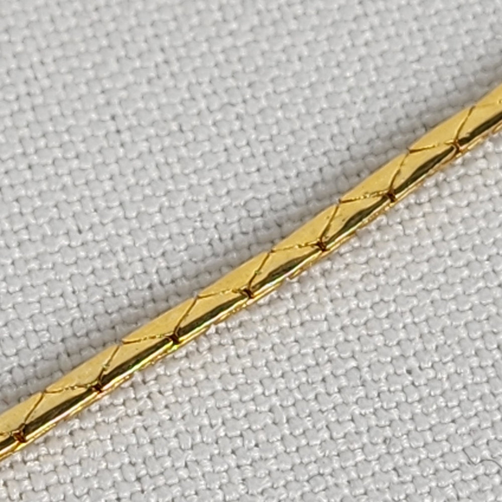 Vintage Gold Tone Tassel Necklace