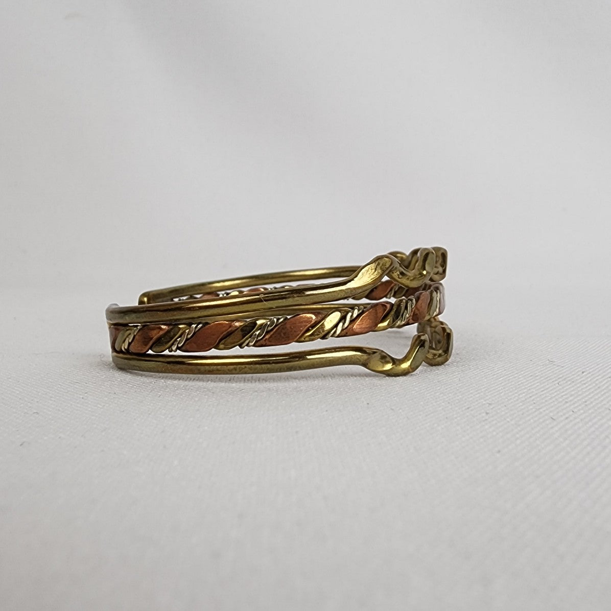 Vintage Gold & Copper Cuff Bracelet