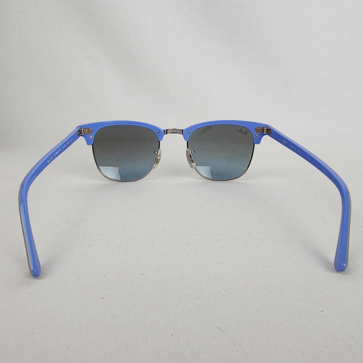 Ray Ban RB 3016 Clubmaster 1102 Blue & Grey Sunglasses