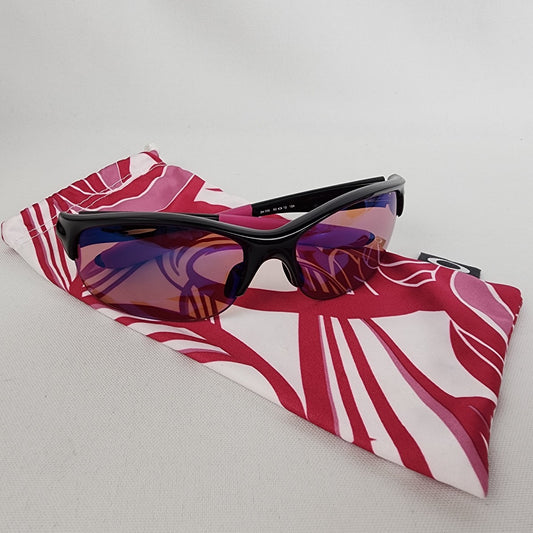 Oakley Black & Pink 24-330 Wrap Sunglasses