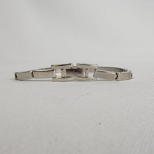Silver Tone Clear Crystal Bracelet