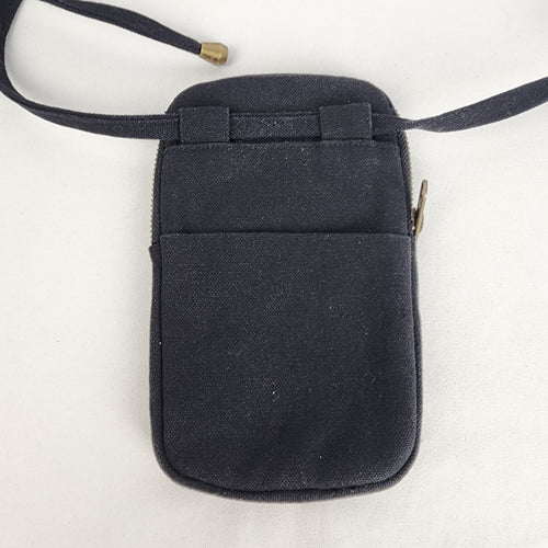Bill Crossbody Black Phone Pouch