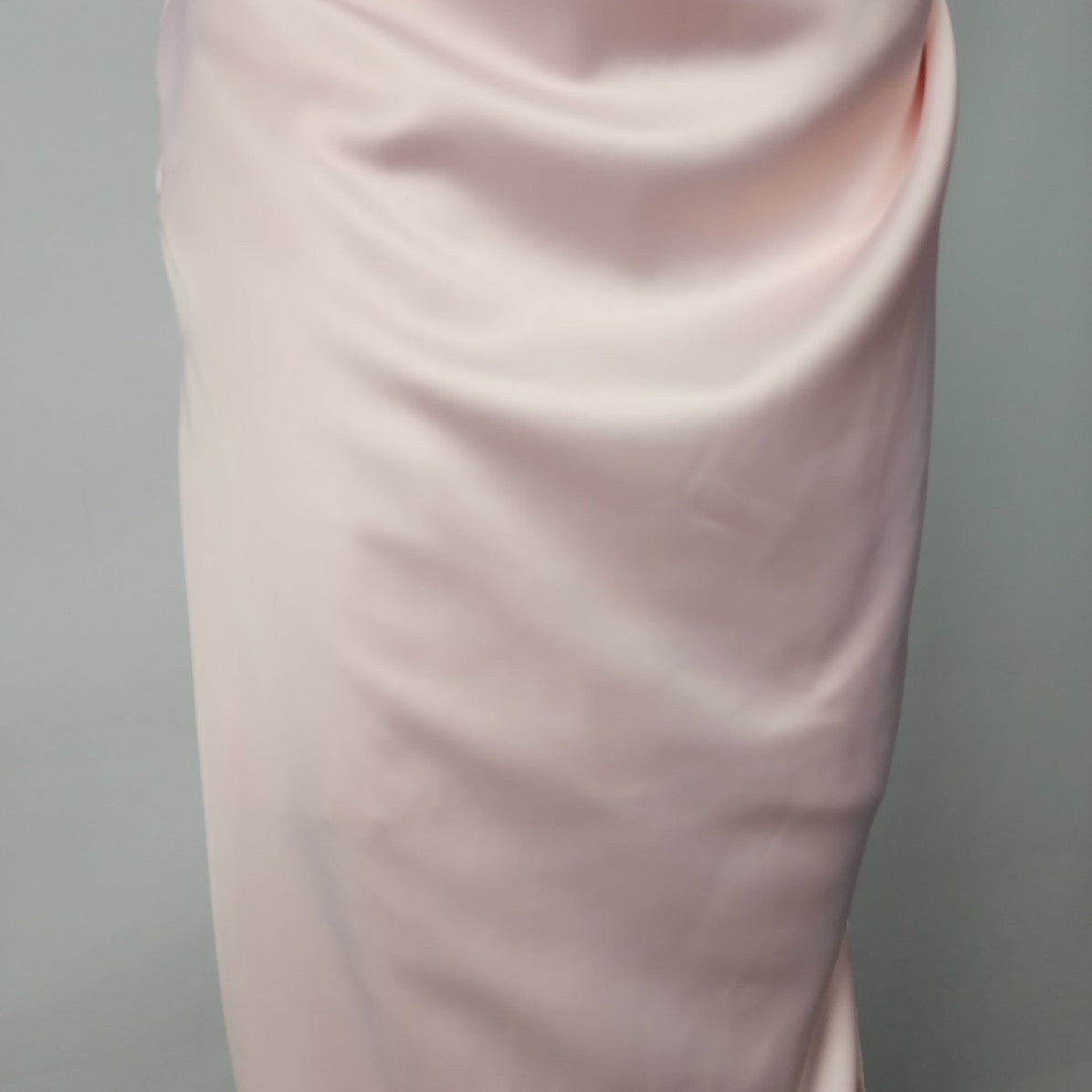 Unique Vintage Women's Barbie Pink Satin Strapless Enchanted Evening Gown Size 10-12