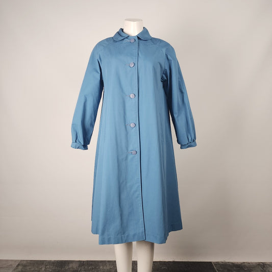 Vintage Misty Harbour by Niccolini Blue Button Up Pea Coat Size S/M