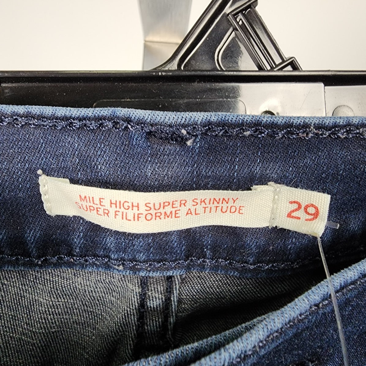 Levi's Mile High Super Skinny Dark Denim Size 29