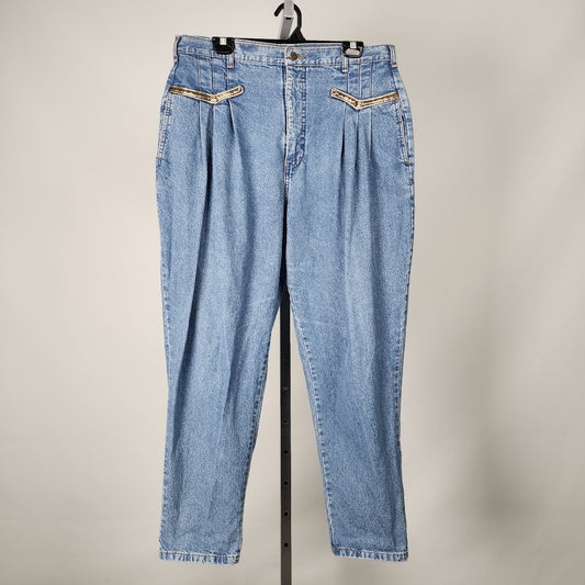 Vintage Encore High Waisted Denim Jeans Size L/XL
