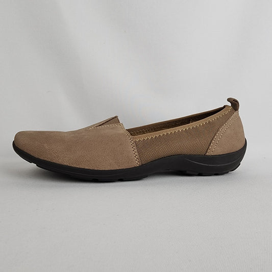 Naturalizer Brown Suede Slip On Shoes Size 8.5