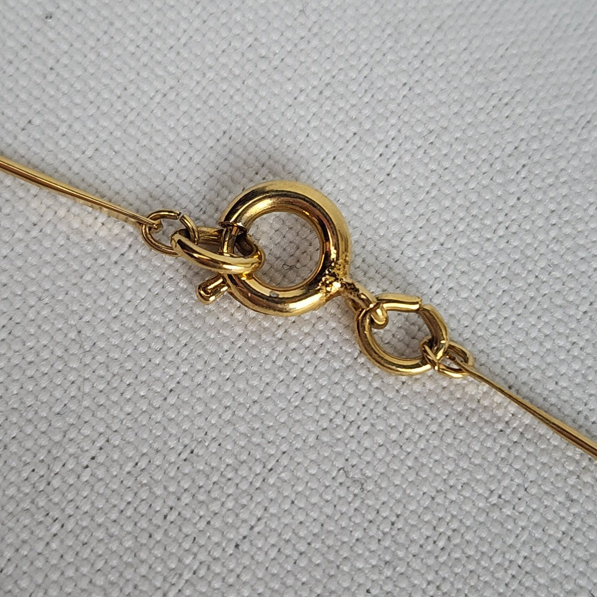 Vintage Gold Tone Apple Chain Link Necklace