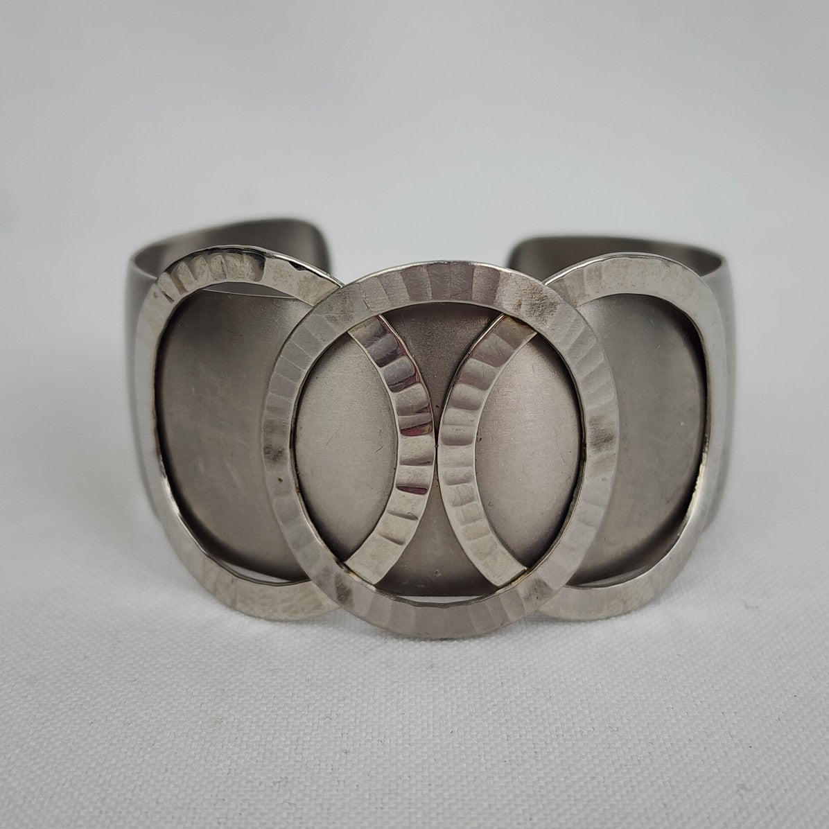 Moda Hand Made in Malta Silver Cuff Bracelet