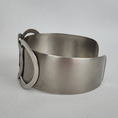 Moda Hand Made in Malta Silver Cuff Bracelet
