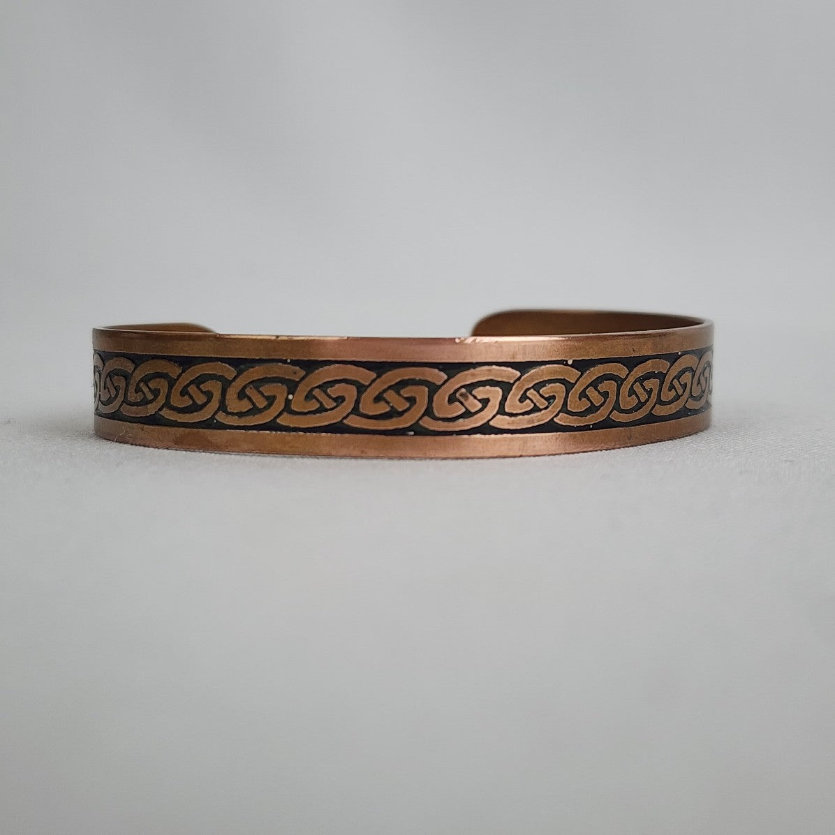 Vintage Copper Tribal Cuff Bracelet