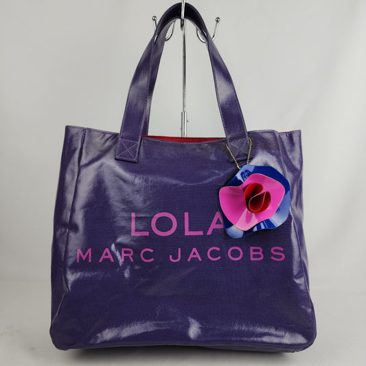 Marc Jacobs Lola Purple Tote Purse