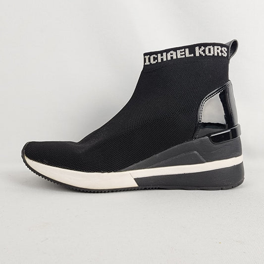 Michael Kors Black Knit Sock Booties Size 7.5
