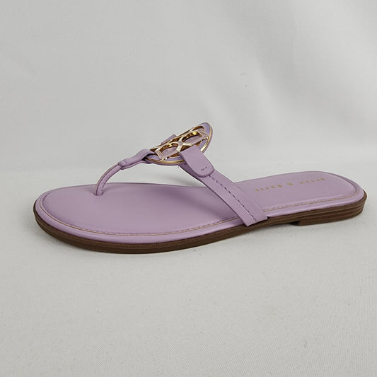 Kelly & Katie Purple Flat Thong Sandals Size 10