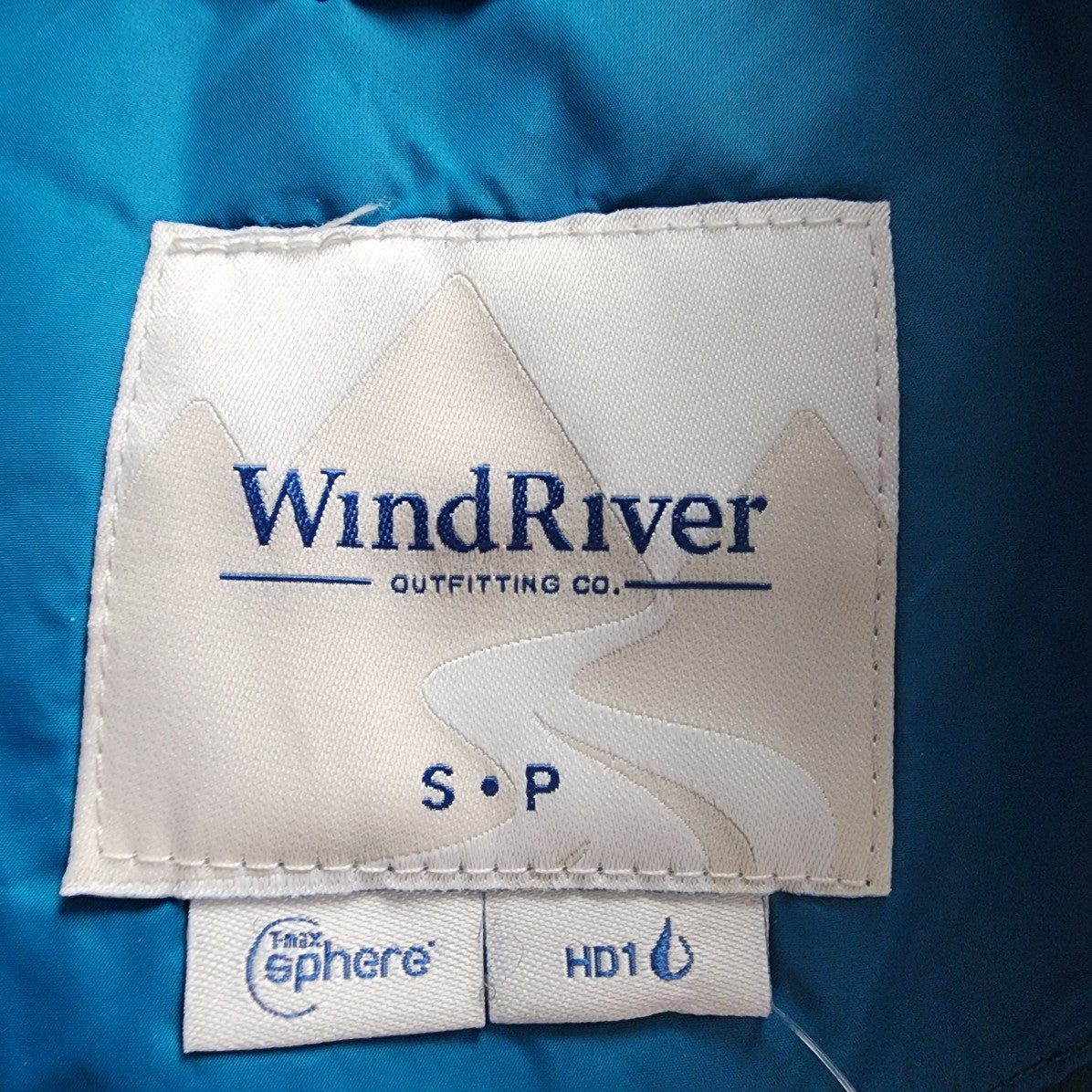 Wind River Blue Puffer Vest Size S