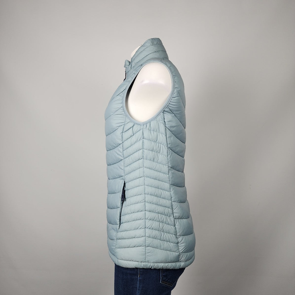 Wind River Grey Blue Hyper-Dri T-Max Puffer Vest Size XS