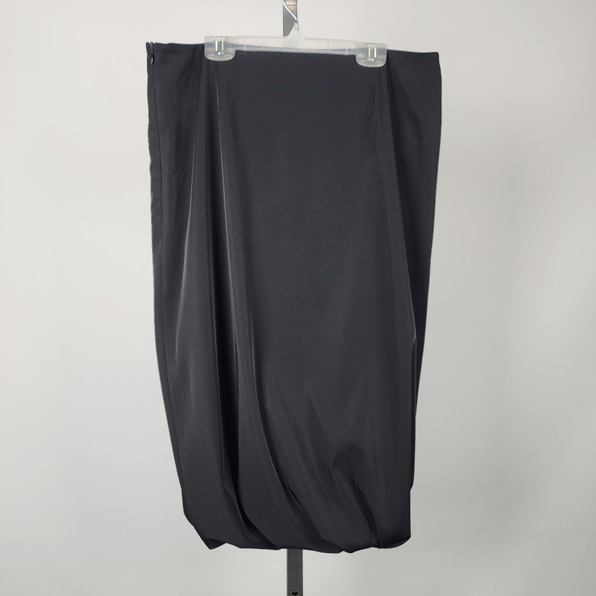 Peter O. Mahler Black Balloon MidiSkirt Size M