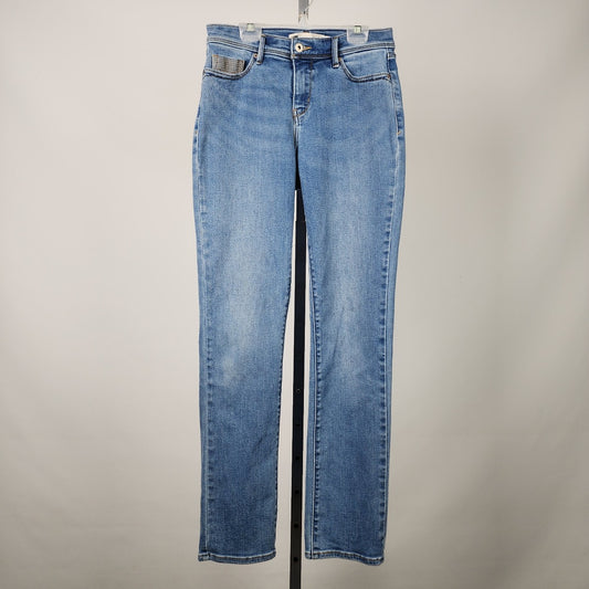 Levis 512 Perfectly Sliming Straight Leg Denim Jeans Size 4