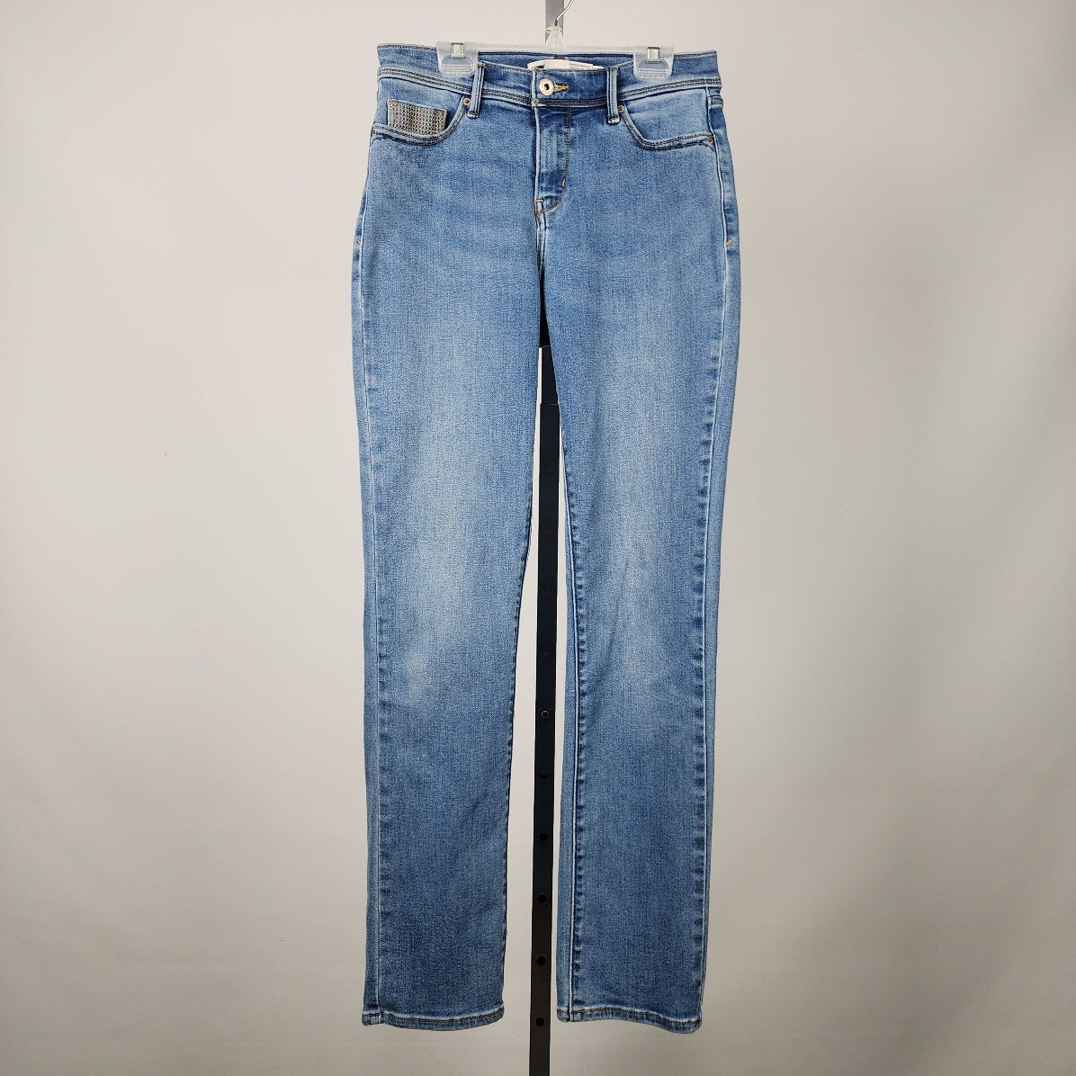 Levis 512 Perfectly Sliming Straight Leg Denim Jeans Size 4