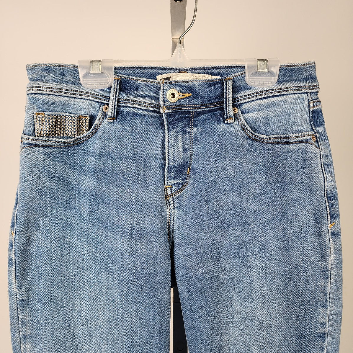 Levis 512 Perfectly Sliming Straight Leg Denim Jeans Size 4