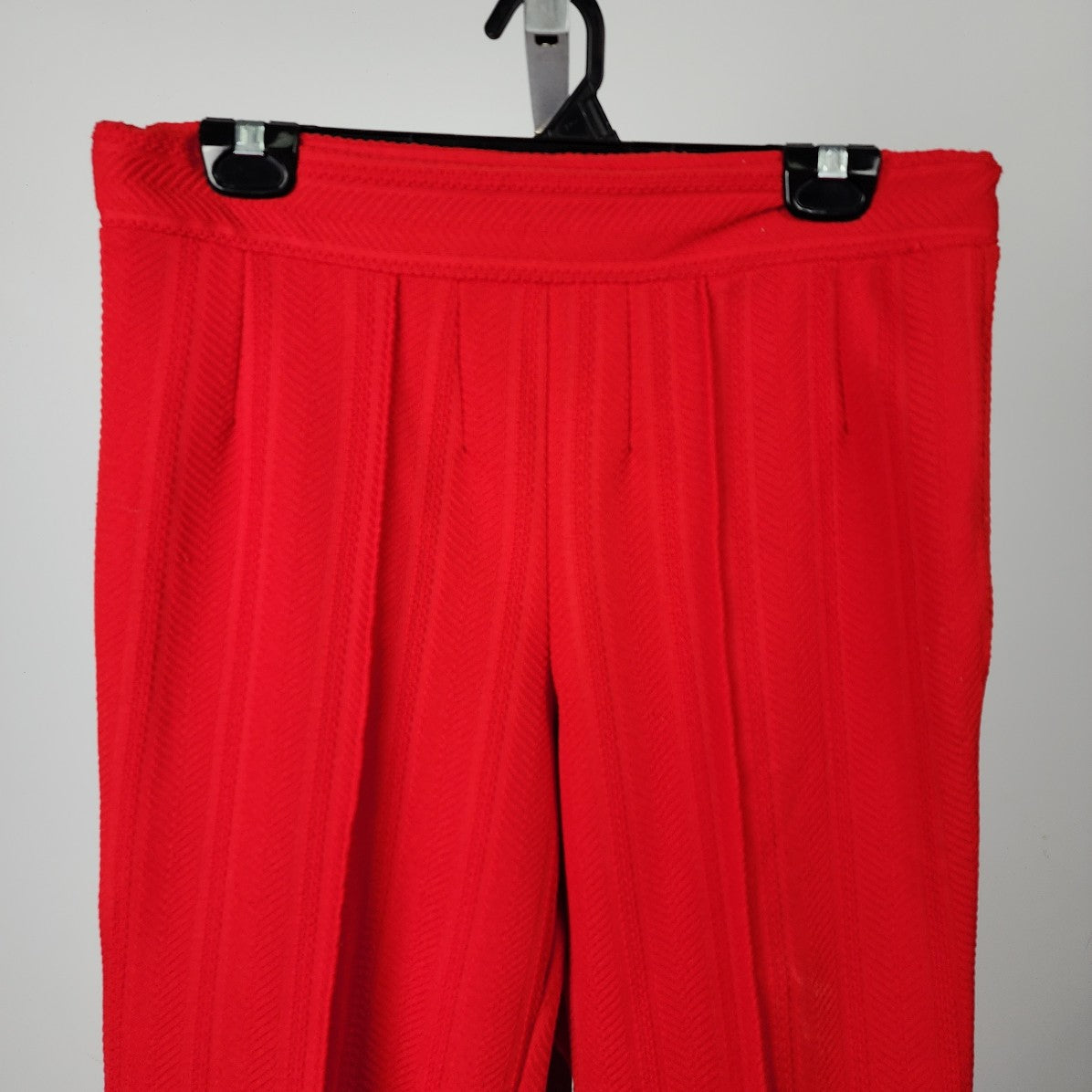 Vintage Red Wide Leg Trouser Pants Size M