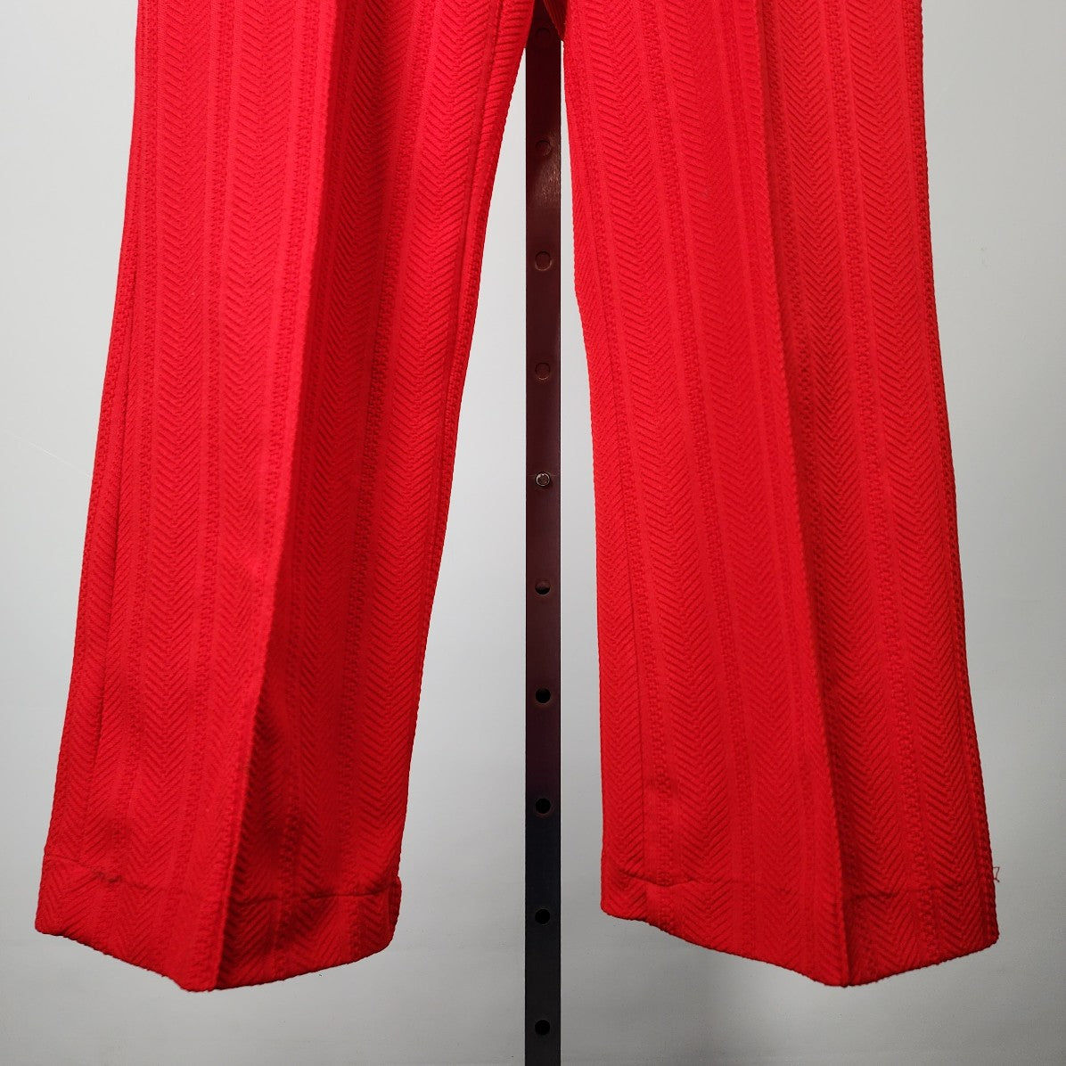 Vintage Red Wide Leg Trouser Pants Size M