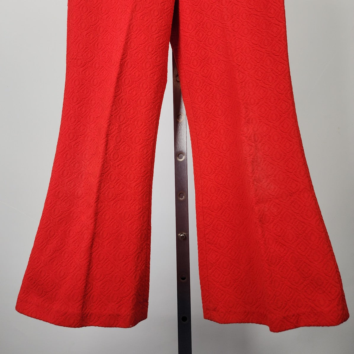 Vintage Red Cropped Wide Leg Pants Size S